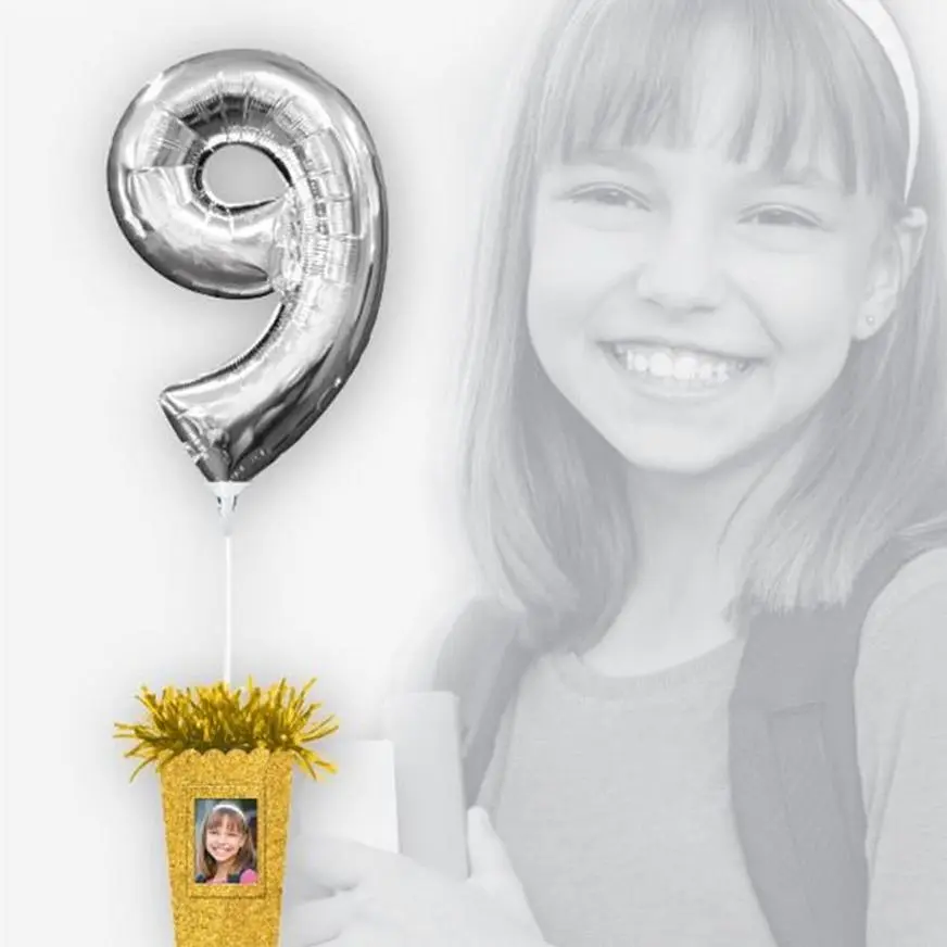 Create Your Own Glitter Gold Balloon Weight Centerpiece 4 Create Your Own Glitter Gold Balloon Weight Centerpiece - Image 2