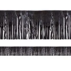 Black Fringe Decoration