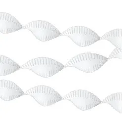 White Fringe Streamer