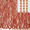 Metallic Orange Bead Necklaces 100ct -Costume Party Decor Store C795340 orange