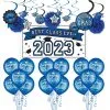 Blue Congrats Grad 2023 Graduation Decorating Kit -Costume Party Decor Store C806348 royal blue