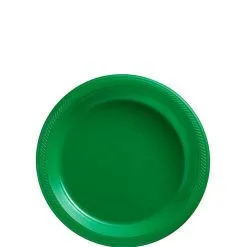 Festive Green Plastic Tableware Kit For 100 Guests 11 Festive Green Plastic Tableware Kit For 100 Guests -Costume Party Decor Store C812483 festive green 01