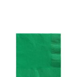 Festive Green Plastic Tableware Kit For 100 Guests 13 Festive Green Plastic Tableware Kit For 100 Guests -Costume Party Decor Store C812483 festive green 03