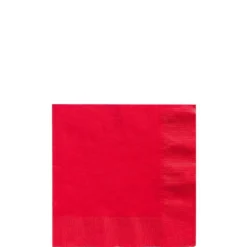 Red Plastic Tableware Kit For 100 Guests -Costume Party Decor Store C812483 red 03