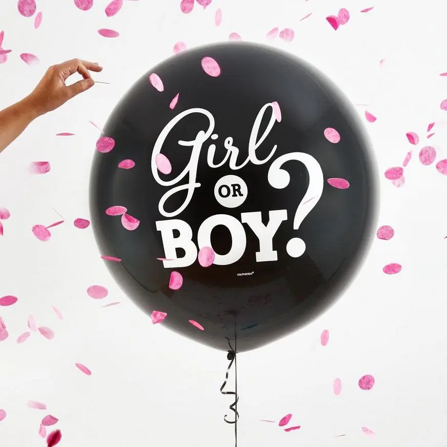 Girl Gender Reveal Balloon With Confetti 4 Girl Gender Reveal Balloon With Confetti - Image 2