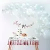 71pc, Air-Filled Ginger Ray White Balloon Arch Kit -Costume Party Decor Store C852731 white