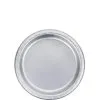 Metallic Silver Dessert Plates 8ct -Costume Party Decor Store C870946 silver