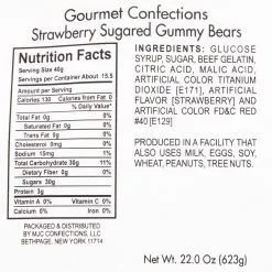 Strawberry Gummy Bears -Costume Party Decor Store C875982 pink 01