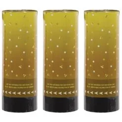 Gold Confetti Party Poppers, 4in, 3ct