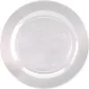 Silver Glitter & White Premium Plastic Dinner Plates, 10.25in, 10ct 1 Silver Glitter & White Premium Plastic Dinner Plates, 10.25in, 10ct -Costume Party Decor Store C894877 silver