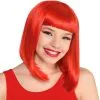 Red Long Bob Wig -Costume Party Decor Store C910633 red