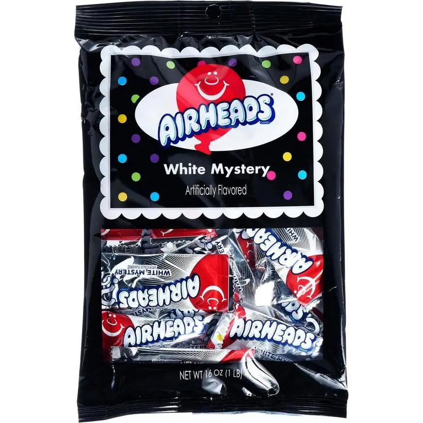 White Airhead Mini Bars, 16oz - Mystery 3 White Airhead Mini Bars, 16oz - Mystery