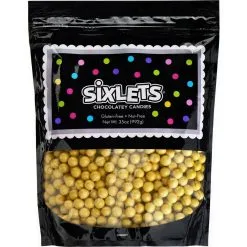 Party City Gold Chocolate Sixlets, 35oz
