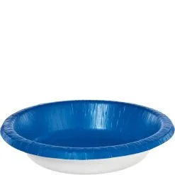 Royal Blue Paper Bowls, 20oz, 20ct