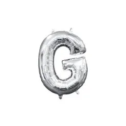 Silver Congrats Balloon Banner, 13in -Costume Party Decor Store C930301 silver 05