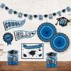Blue Congrats Grad Room Decorating Kit, 10pc 2 Blue Congrats Grad Room Decorating Kit, 10pc -Costume Party Decor Store C935650 royal blue
