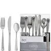 Metallic Silver Premium Plastic Cutlery Set, 80pc, Service For 20 -Costume Party Decor Store C938194 silver