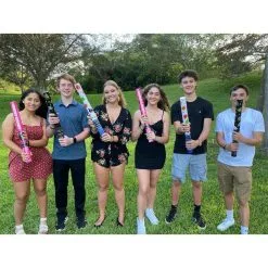 Giant Blue Graduation Confetti Cannon, 2in X 24in 7 Giant Blue Graduation Confetti Cannon, 2in X 24in -Costume Party Decor Store C953417 royal blue 02