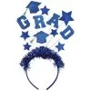 Blue Glitter Grad Stars Headband -Costume Party Decor Store C953640 royal blue