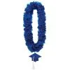 Blue Fabric Lei With Graduation Cap Pendant, 20in -Costume Party Decor Store C953649 royal blue