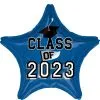 Blue Class Of 2023 Star Foil Balloon, 19in -Costume Party Decor Store C954859 royal blue