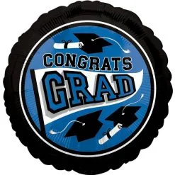 Blue Congrats Graduation Party Kit For 20 Guests -Costume Party Decor Store C968401 royal blue 11