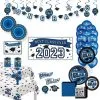 Blue Congrats Graduation Party Kit For 60 Guests 2 Blue Congrats Graduation Party Kit For 60 Guests -Costume Party Decor Store C968423 royal blue