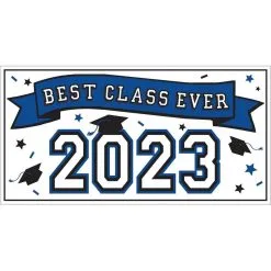Blue Congrats Graduation Party Kit For 80 Guests -Costume Party Decor Store C968434 royal blue 08