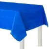 Royal Blue Flannel-Backed Vinyl Tablecloth, 54in X 108in -Costume Party Decor Store CN439697 royal blue 5420 20Standard