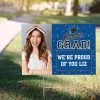Custom Blue Graduation Photo Yard Sign 1 Custom Blue Graduation Photo Yard Sign -Costume Party Decor Store CN859316 royal blue 2220 20Standard