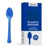 Royal Blue Heavy-Duty Plastic Spoons, 20ct 2 Royal Blue Heavy-Duty Plastic Spoons, 20ct -Costume Party Decor Store CN919708 royal blue 2020 20Standard
