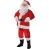 Adult Plush Santa Suit, 10pc -Costume Party Decor Store P177993