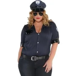 Sexy Police Shirt -Costume Party Decor Store P314034 02