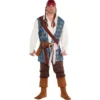 Adult Jack Sparrow Pirate Costume Plus Size 2 Adult Jack Sparrow Pirate Costume Plus Size -Costume Party Decor Store P485392