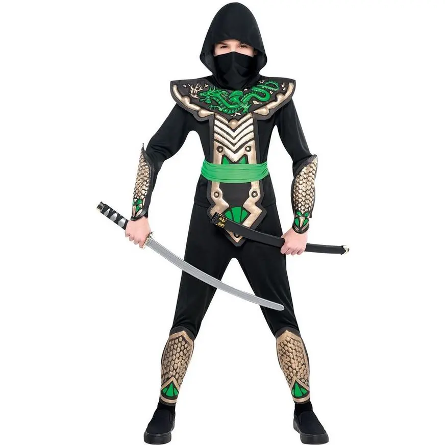 Boys Ninja Dragon Slayer Costume 3 Boys Ninja Dragon Slayer Costume
