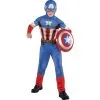 Boys Captain America Costume Classic -Costume Party Decor Store P590733