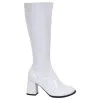 White Go-Go Boots -Costume Party Decor Store P690483