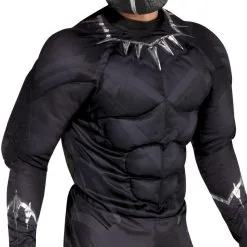 Adult Black Panther Muscle Costume - Black Panther 8 Adult Black Panther Muscle Costume - Black Panther -Costume Party Decor Store P750773 02