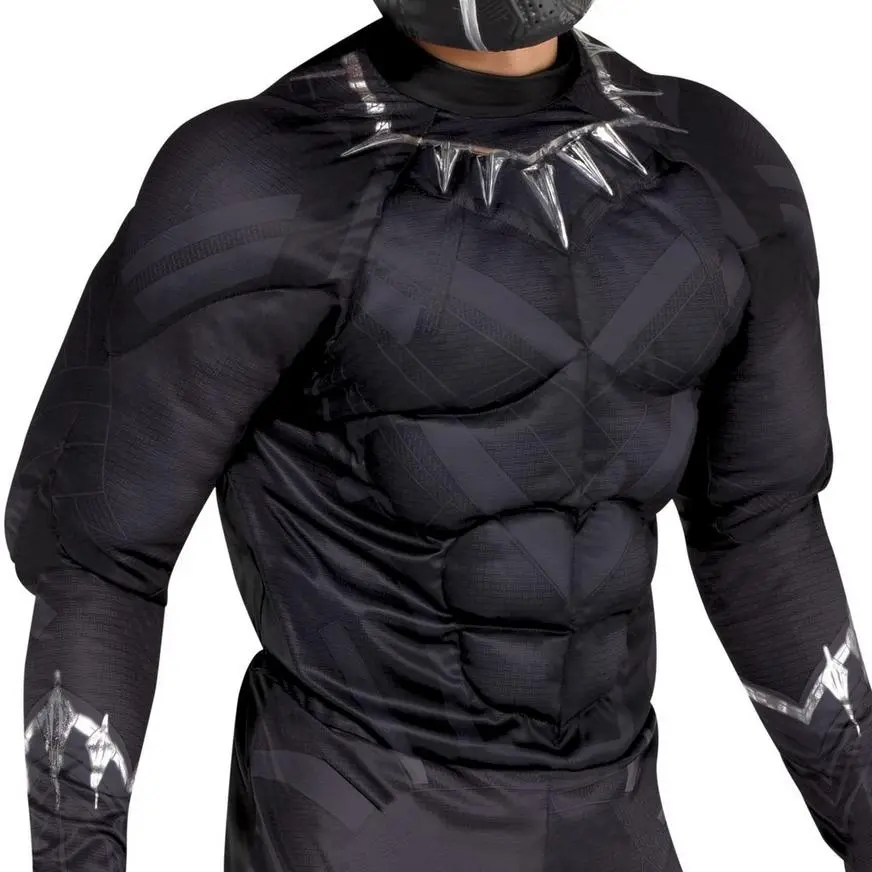 Adult Black Panther Muscle Costume - Black Panther 5 Adult Black Panther Muscle Costume - Black Panther - Image 3