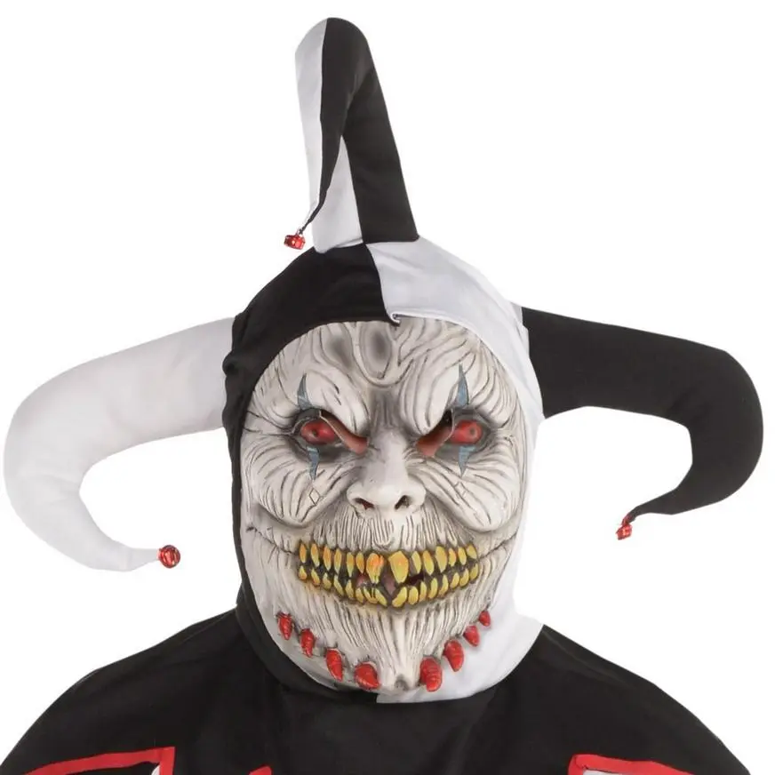 Adult Sinister Jester Costume Plus Size 4 Adult Sinister Jester Costume Plus Size - Image 2