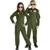 AMSCAN Maverick Flight Suit Costume For Kids - Top Gun 2 2 AMSCAN Maverick Flight Suit Costume For Kids - Top Gun 2 -Costume Party Decor Store P843007
