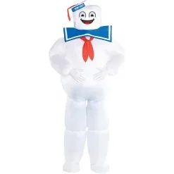 AMSCAN Adult Classic Inflatable Stay Puft Marshmallow Man Costume - Ghostbusters