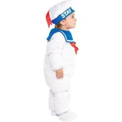 AMSCAN Baby Padded Stay Puft Marshmallow Man Costume - Ghostbusters -Costume Party Decor Store P843024 01