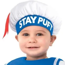 AMSCAN Baby Padded Stay Puft Marshmallow Man Costume - Ghostbusters -Costume Party Decor Store P843024 02