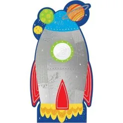 Blast Off Centerpiece Cardboard Cutout, 18in