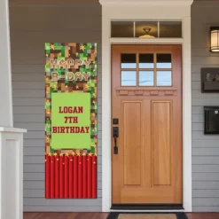 Custom Pixelated Vertical Banner