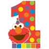 Elmo 1st Birthday Centerpiece Cardboard Cutout, 18in -Costume Party Decor Store P880800