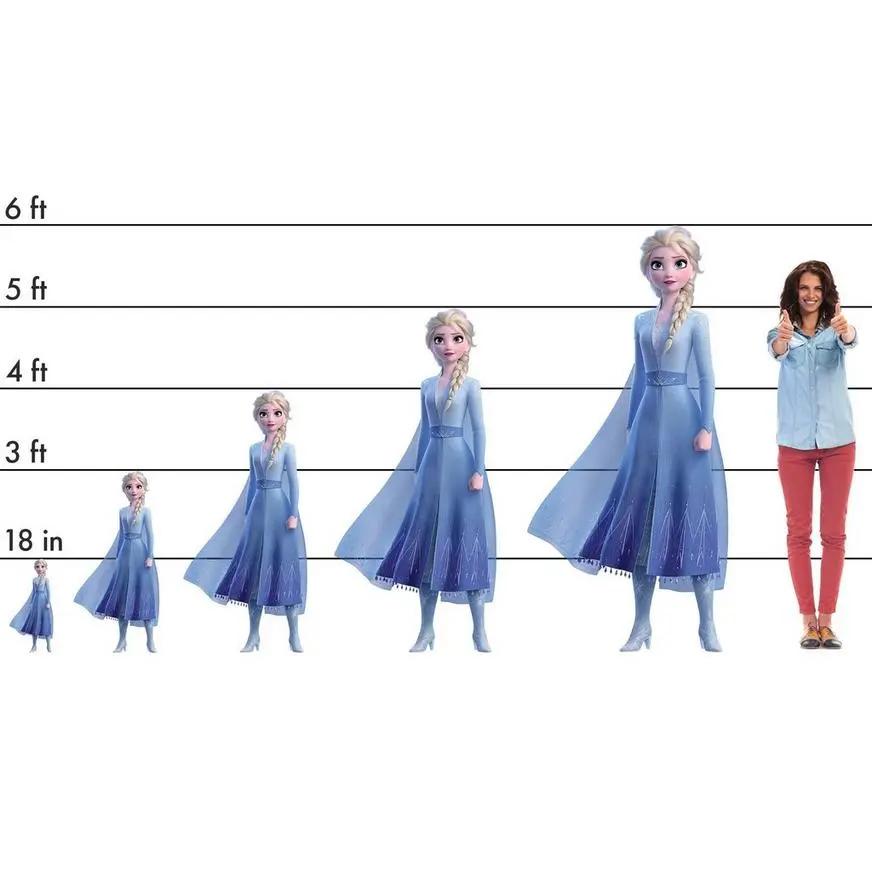 Elsa Cardboard Cutout, 3ft - Frozen 2 4 Elsa Cardboard Cutout, 3ft - Frozen 2 - Image 2