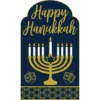 Happy Hanukkah Celebration Centerpiece Cardboard Cutout, 18in -Costume Party Decor Store P881053
