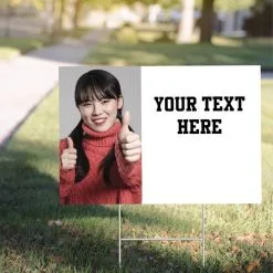 Custom Photo Yard Sign